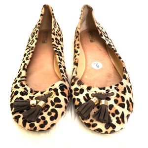 Cheetah animal print Sperry flats size 9